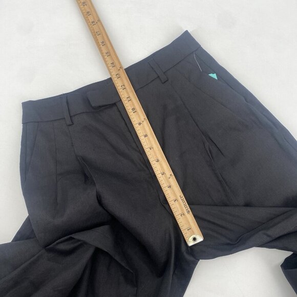 Rails Size 6 Black Marnie Linen Wide Leg Trouser Pant NWT - Picture 8 of 16